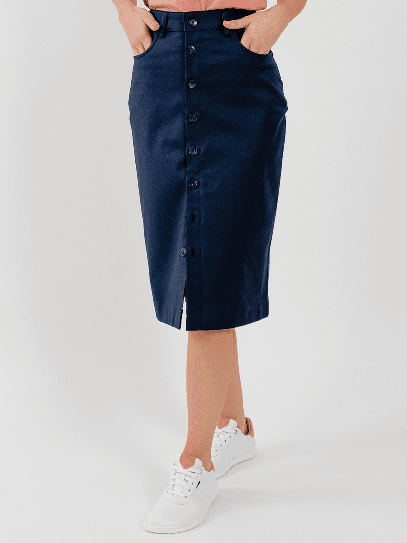 BeLenka 's Midi Skirt Be Lenka Essentials - Navy